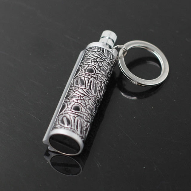 Free Fire Metal Retro Match Lighter Flint Fire Starter Torch Kerosene Oil Flame Lighter Creative Men's Gift Can Be Refueled Lighter Portable Outdoor Survival Safety Tool Hiking Camping Instant Emergency Fire Starter
