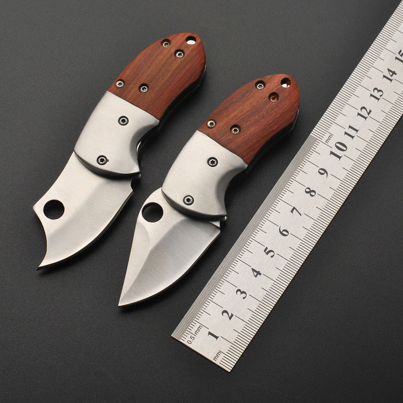 Foldding Outdoors Hunting Knife Fold High Hardness Sharp Knife Outdoors Seek Survival Saber Hunting Knife Outdoor EDC Tool
