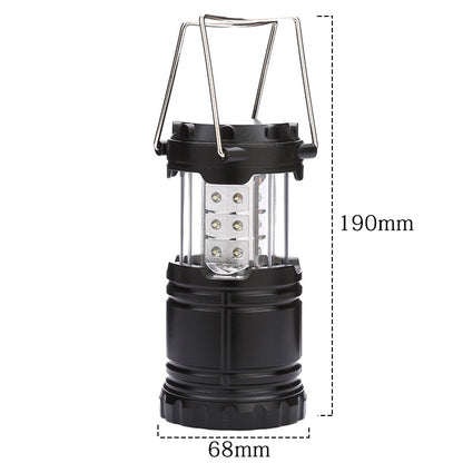 Mini 3*COB Tent Lamp LED Portable Lantern TelescopicTorch Camping Lamp Waterproof Emergency Light Powered By 3*AAA Working Light