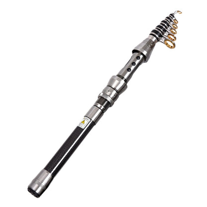 1.5M 1.8M 2.1M 2.4M Telescopic Rock Fishing Rod High Carbon Fiber Spinning Carp Feeder Bait Casting Fishing Rod Tackle Pole