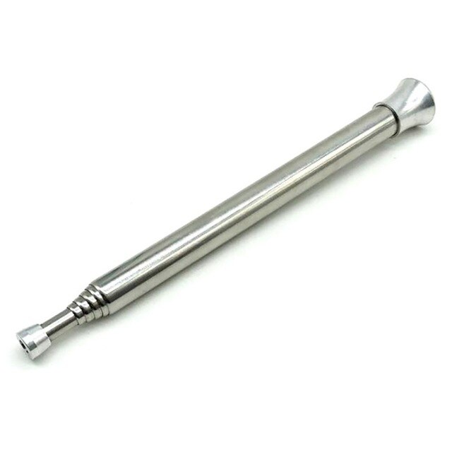 Outdoor Cooking Survival Blow Fire Tube Portable Fire Starter Tube Retractable Stainless Steel Camping Blow Fire Tube Blowpipe